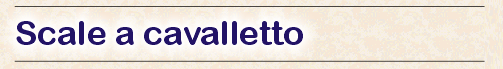 Scale in alluminio a cavalletto