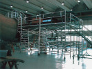 Struttura per accesso e manutenzione aeromobile C130